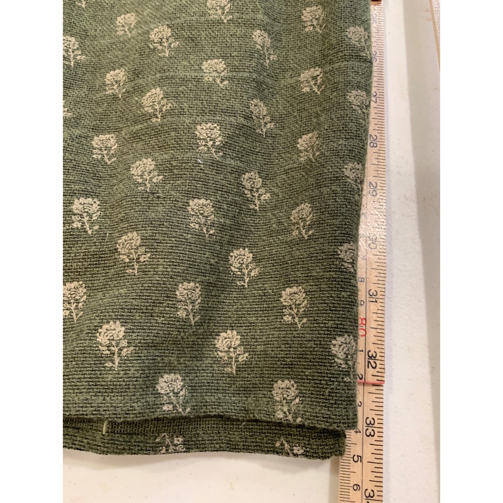 THML Embroidered Floral Shift Dress Medium Cotton Linen Boho Cottagecore Women - Picture 7 of 8